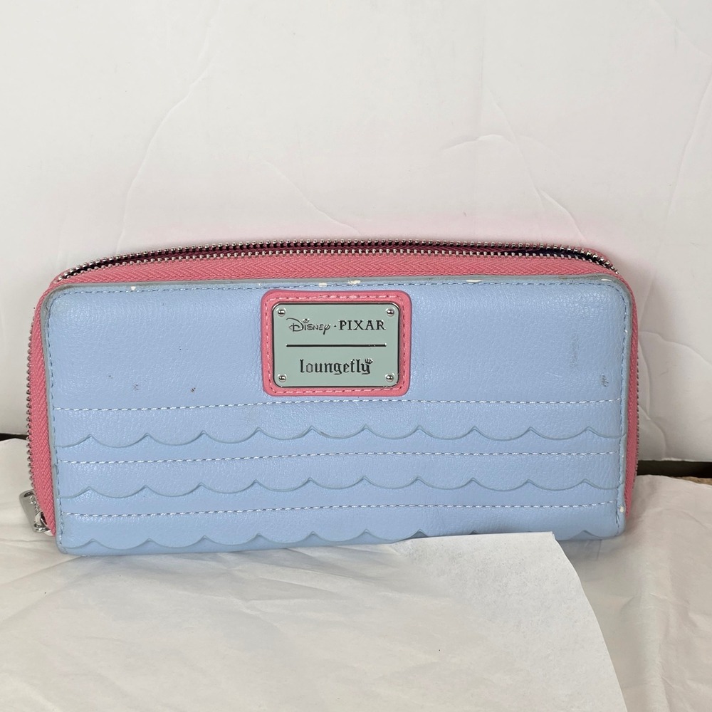 Loungefly Disney Pixar Toy Story 4 Bo Peep Zip Around Wallet Blue Pink Purple